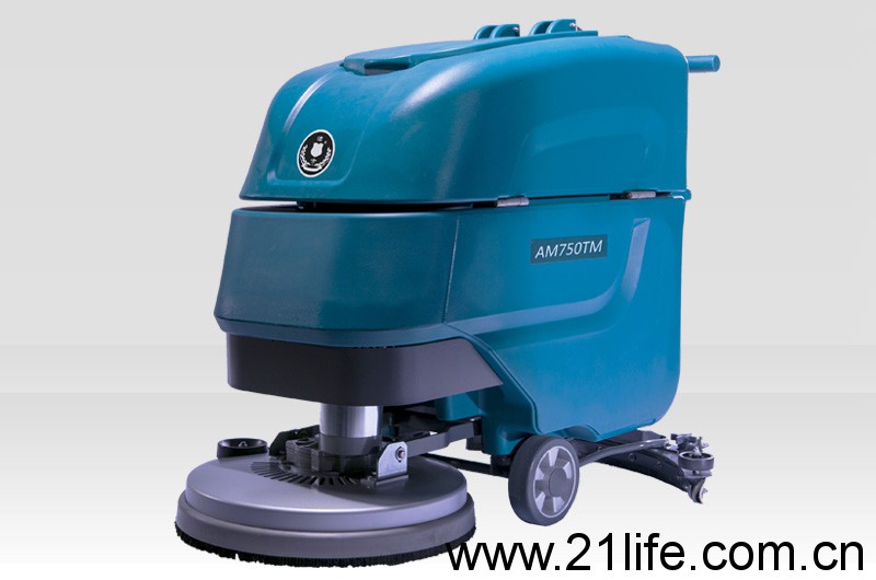 潔馳BA680BT電動手推式洗地機，潔士大型AM750TM電動手推式洗地吸干機
