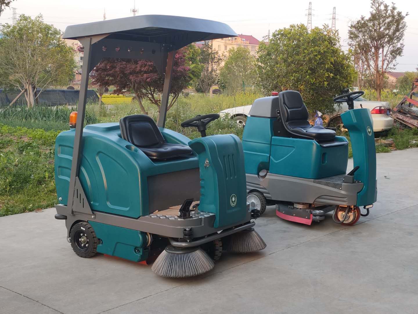 潔士S70B大型雙刷駕駛式洗地機，雙刷駕駛式洗地車，雙刷駕駛式掃地機，雙刷駕駛式掃地車